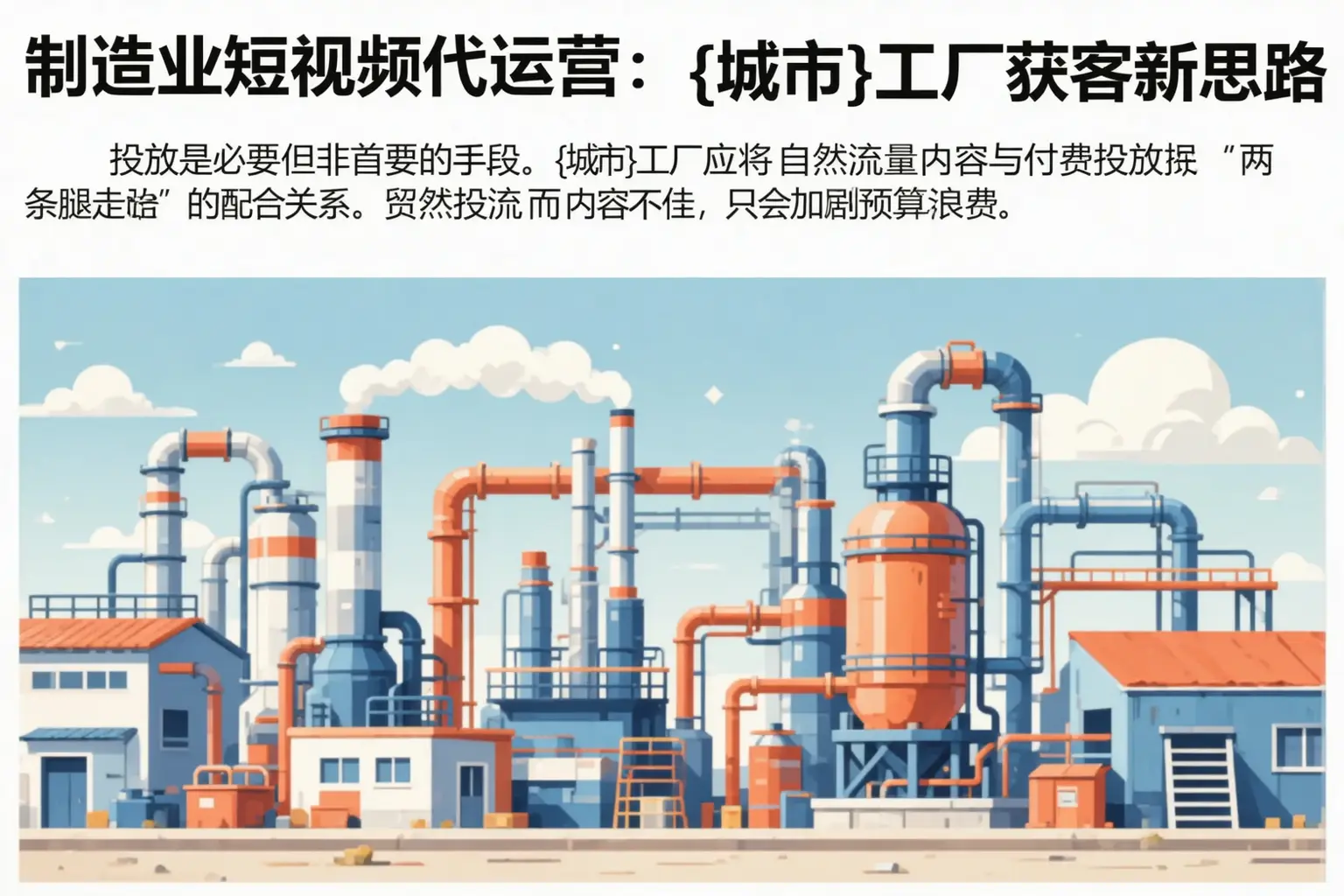 制造业短视频代运营：景德镇工厂获客新思路