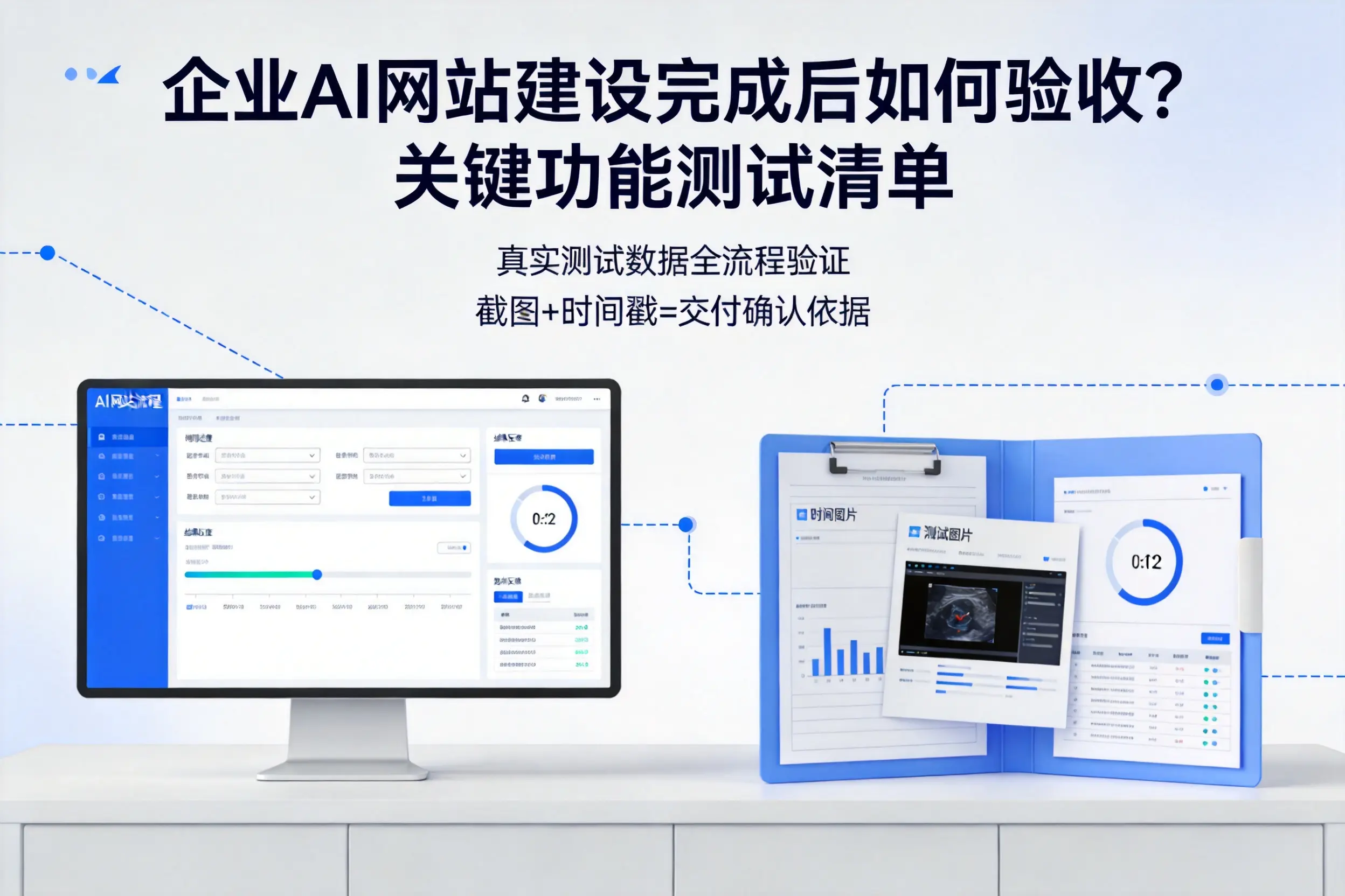 景德镇企业AI网站建设完成后如何验收？关键功能测试清单