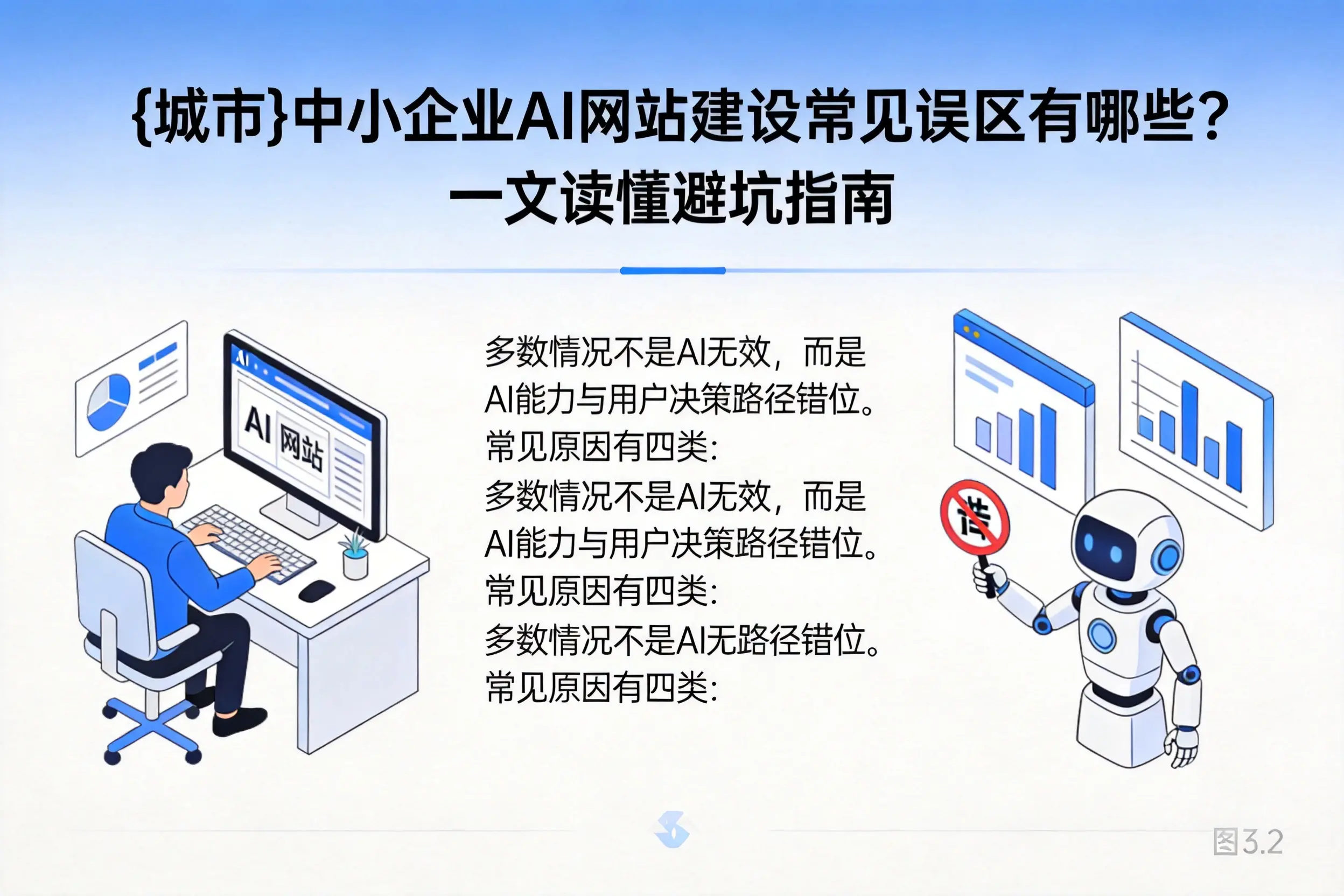 景德镇中小企业AI网站建设常见误区有哪些？一文读懂避坑指南